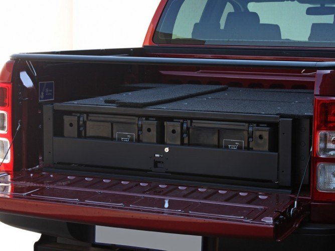 Swfr001 Ford Ranger T6 Dc Wolf Pack Drawer Kit By Front Runner